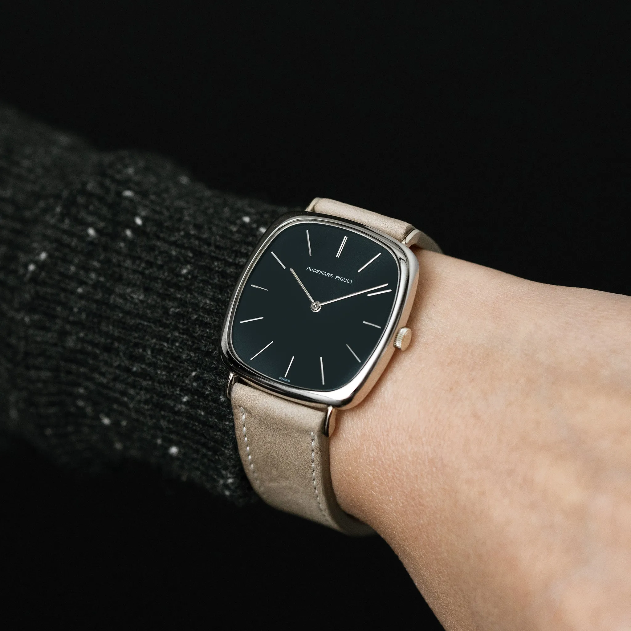 1970s Audemars Piguet Dress Watch In 18k White Gold