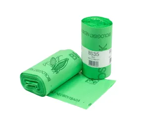 35L Catering Compostable Bag - 15 rolls per case, 40 per roll