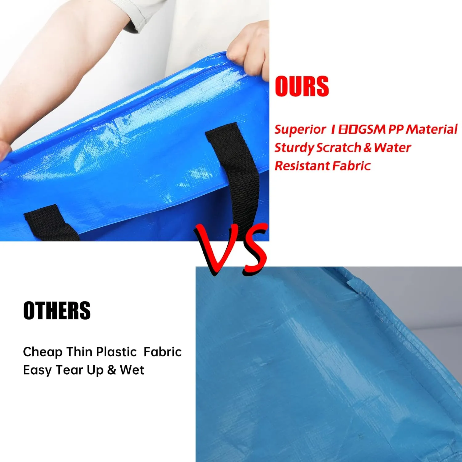 4 Pack Heavy Duty Extra Large Moving Bags Bn-link