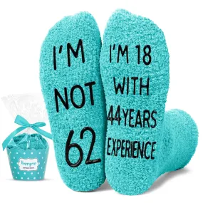 62nd Years Old Birthday Gifts for Women - Socks for 62 Year Olds, Gift Ideas for 62 Year Olds, Best Gifts for 62 Year Old Woman