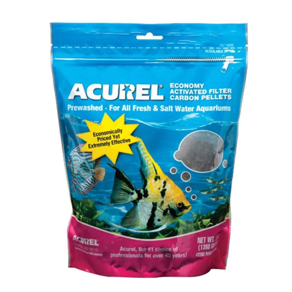 Acurel Economy Activated Carbon Filter Pellets 3 lb Large