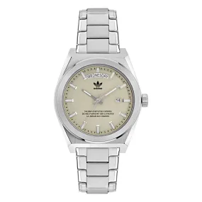 Adidas Originals Beige Dial Unisex Analog Watch - AOSY23541
