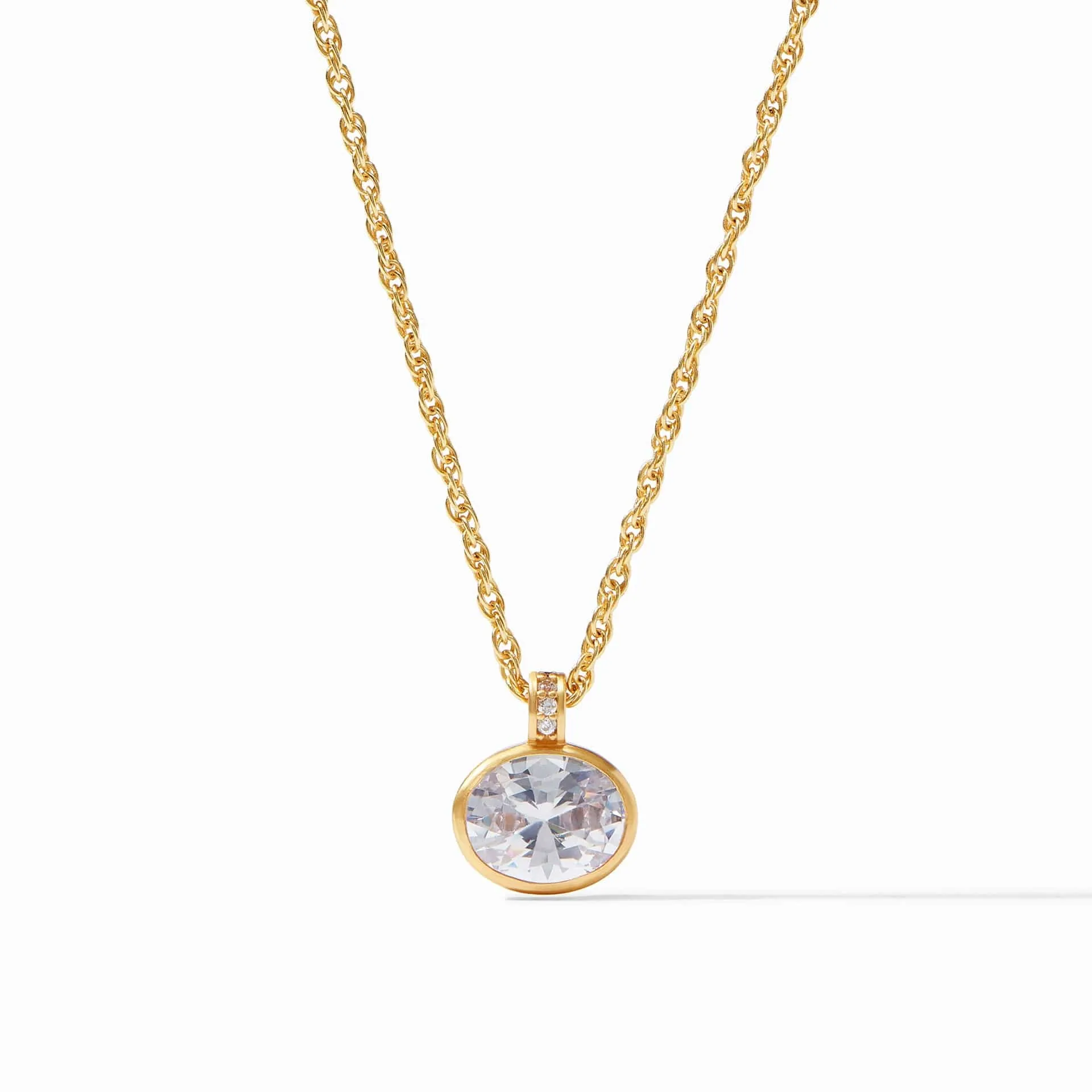 Antonia Solitaire Necklace CZ