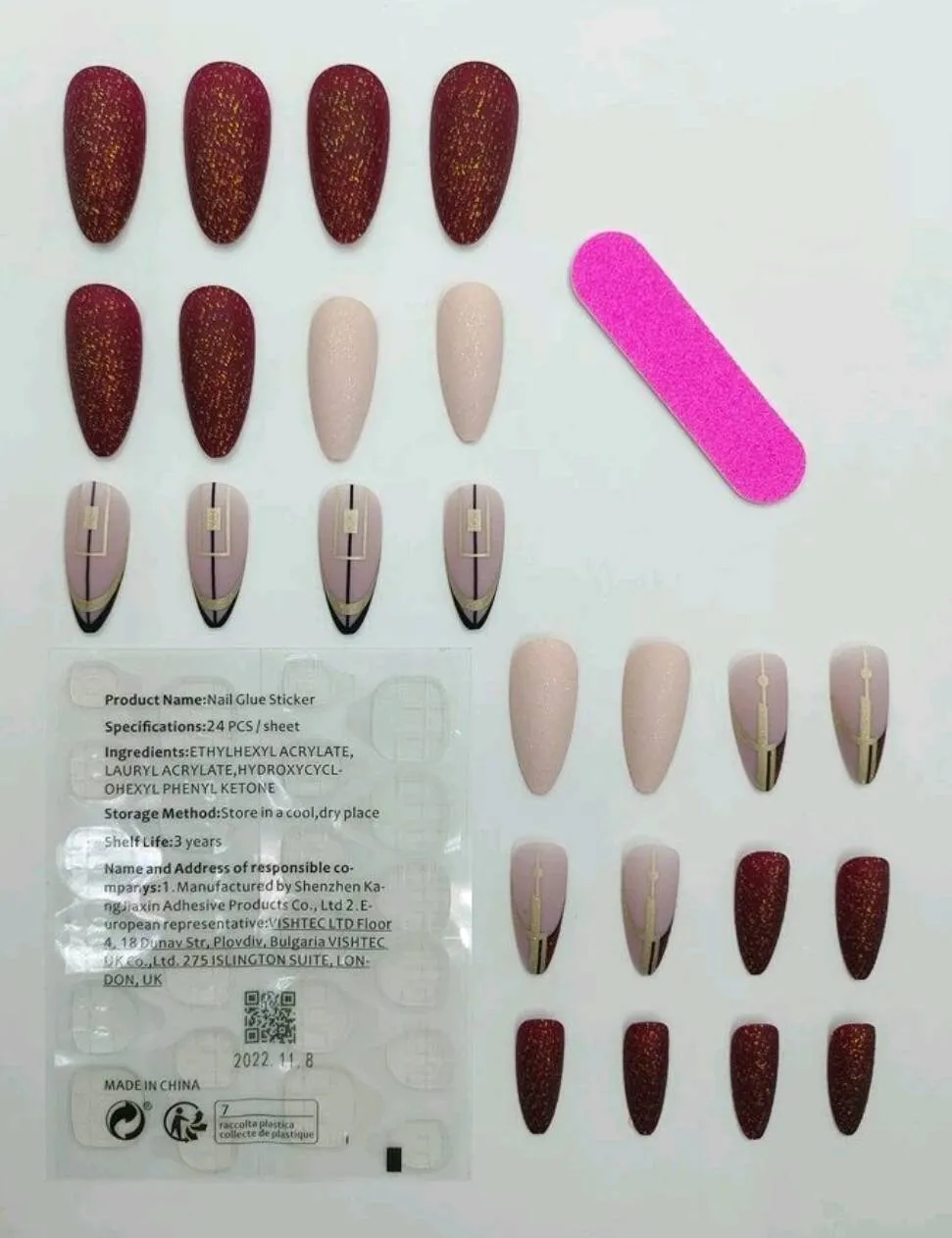 Beauty - Nails - glitzy almond