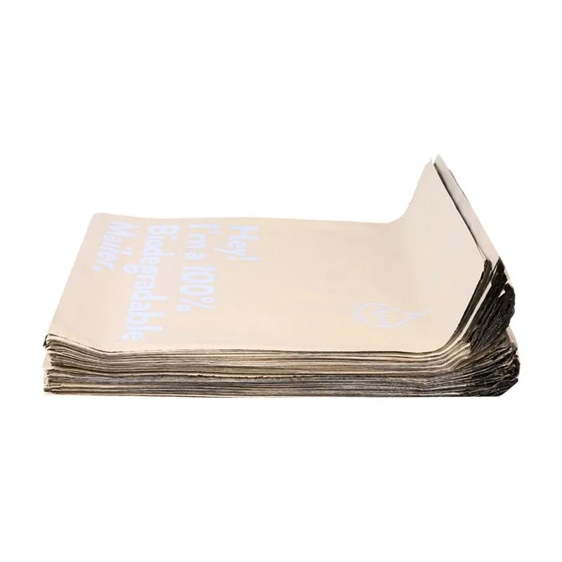 Biodegradable Courier Bag - Waterproof Self-Seal Pouch for Clothing Packages, Express Mail, Postal Use (50pcs/lot)