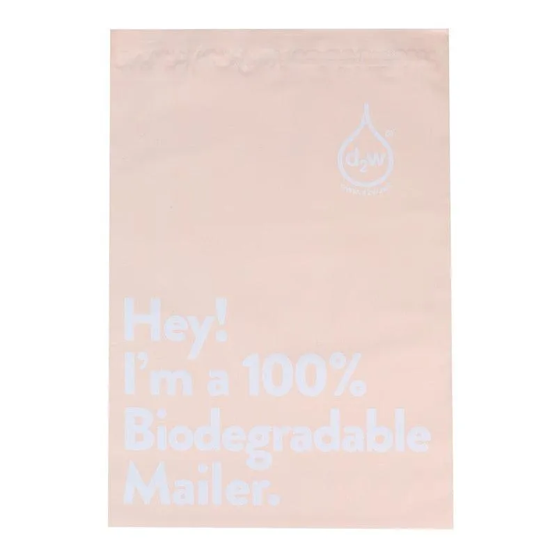 Biodegradable Courier Bag - Waterproof Self-Seal Pouch for Clothing Packages, Express Mail, Postal Use (50pcs/lot)