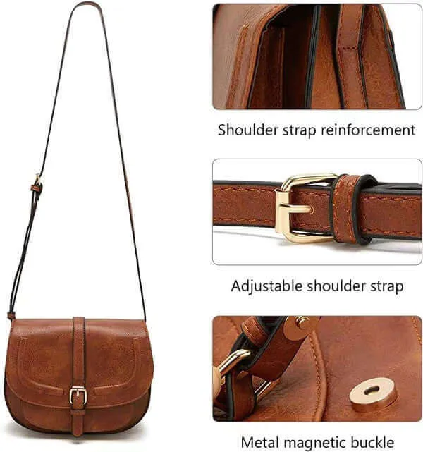 Blair Foldover Buckle Crossbody Bags