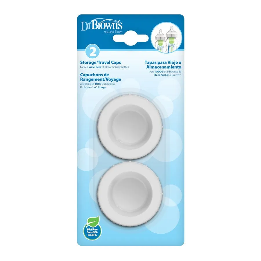 [Bundle of 3] Dr Brown's Wide-Neck Storage/Travel Cap - 2 Pack