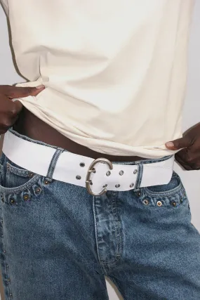 Carvel Belt - White