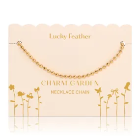 Charm Garden Necklace Chain - Gold