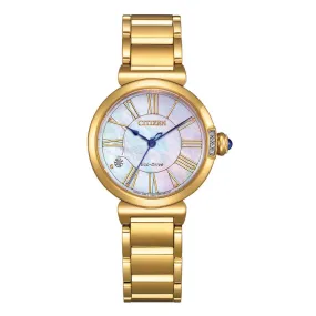Citizen Eco Drive EM1062-57D Gold Women's Watch