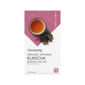 Clearspring Org Japanese Kukicha Tea Bags 20 Bags