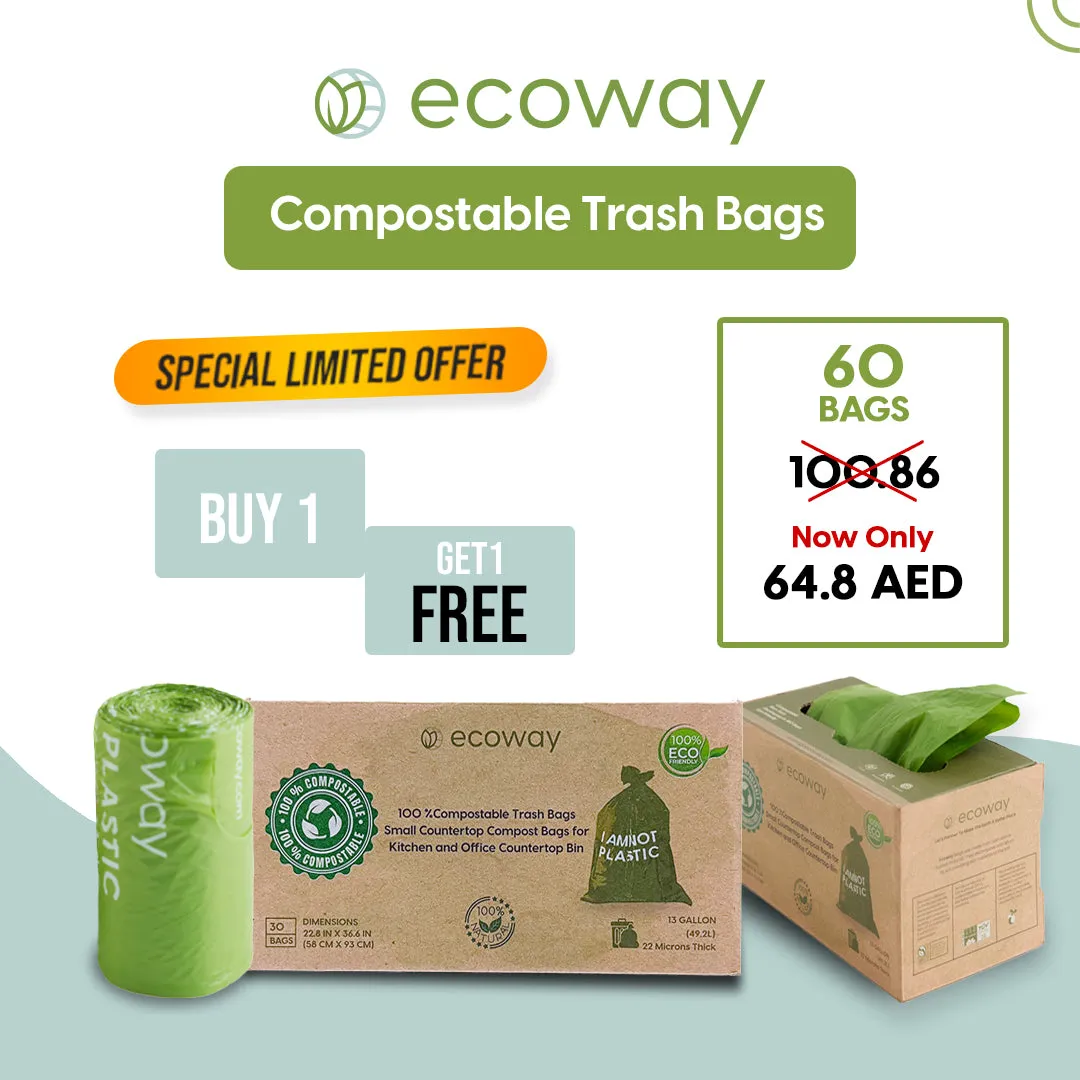 Combo Offer 1 1 Biodegradable PLA Bags 13 Gallon Pack of 2