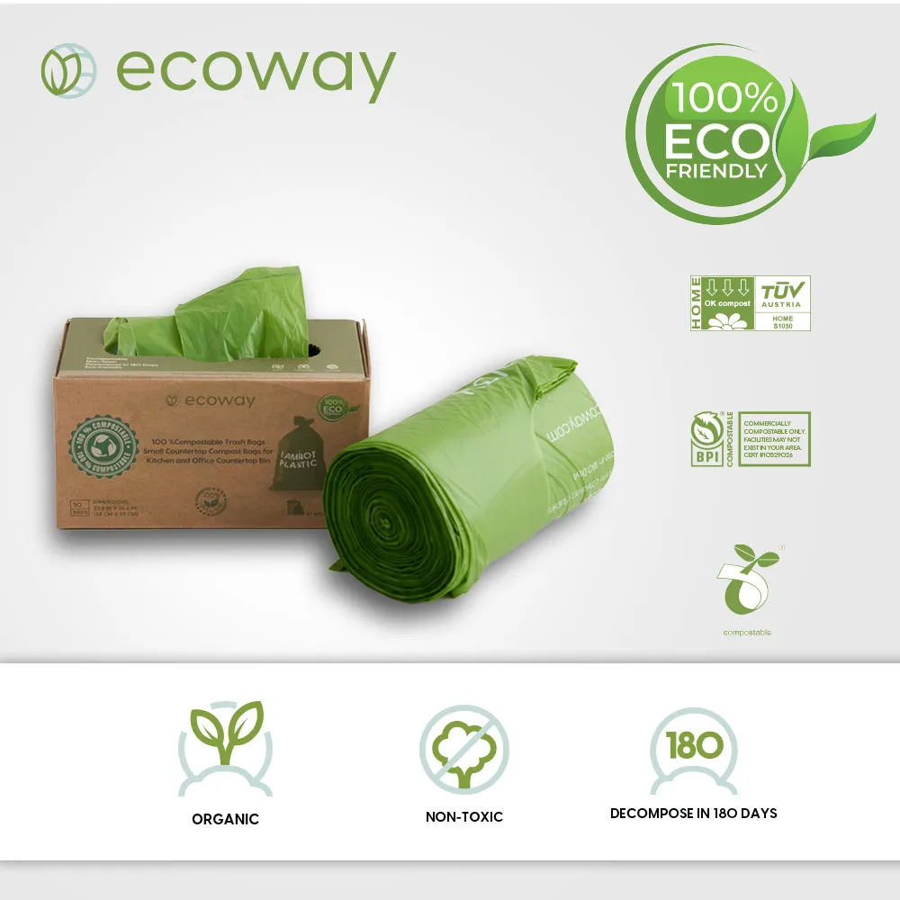 Combo Offer 1 1 Biodegradable PLA Bags 13 Gallon Pack of 2
