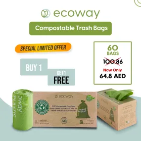 Combo Offer 1 1 Biodegradable PLA Bags 13 Gallon Pack of 2
