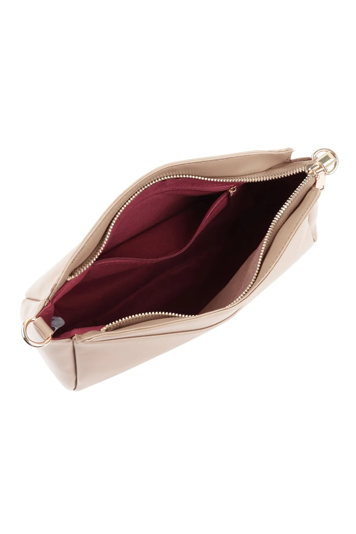 CONVERTIBLE LEATHER CROSSBODY/POUCH BAG (NOW $9.75 ONLY!)