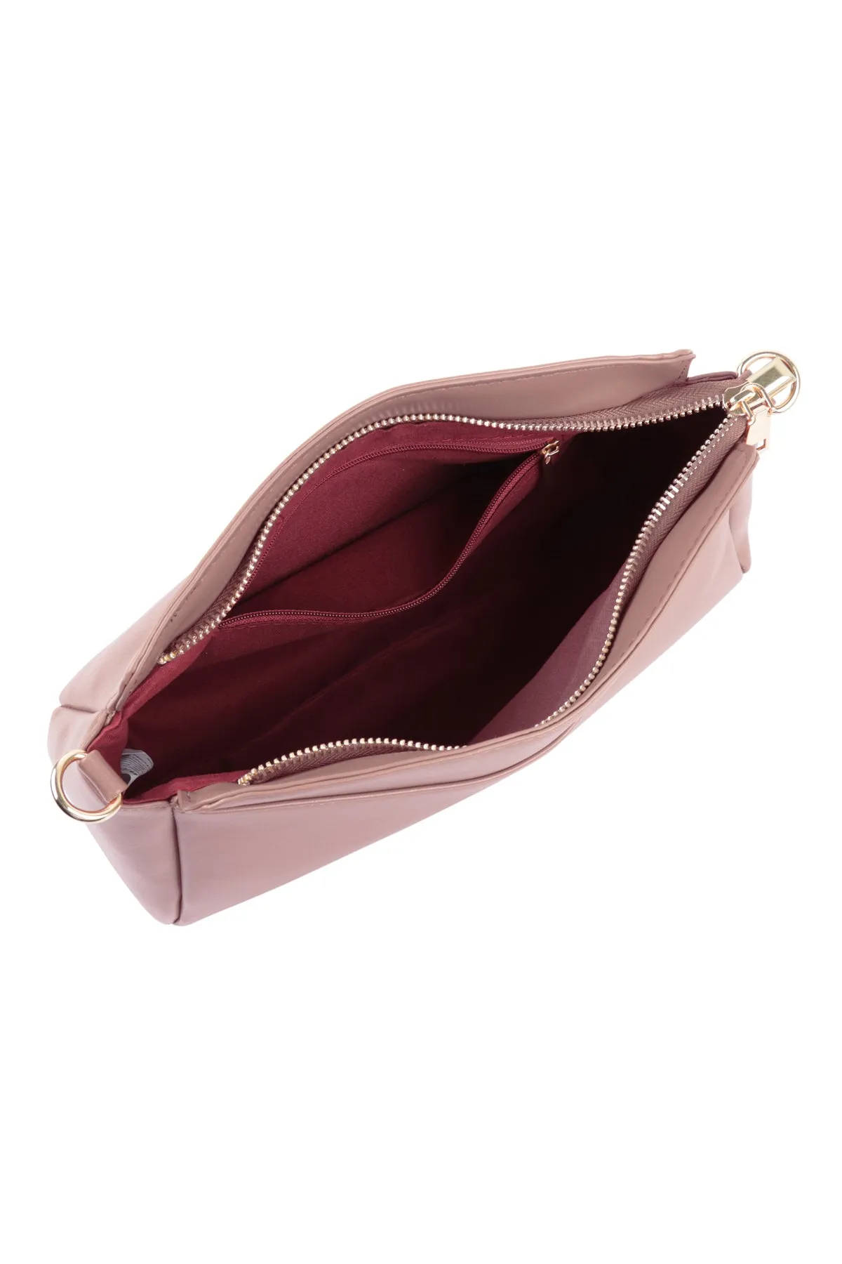 CONVERTIBLE LEATHER CROSSBODY/POUCH BAG (NOW $9.75 ONLY!)