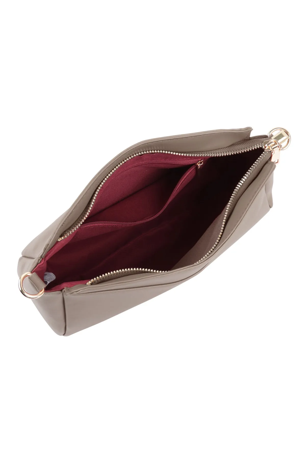CONVERTIBLE LEATHER CROSSBODY/POUCH BAG (NOW $9.75 ONLY!)