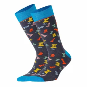 Cotton, Colourful, Chess Themed Socks