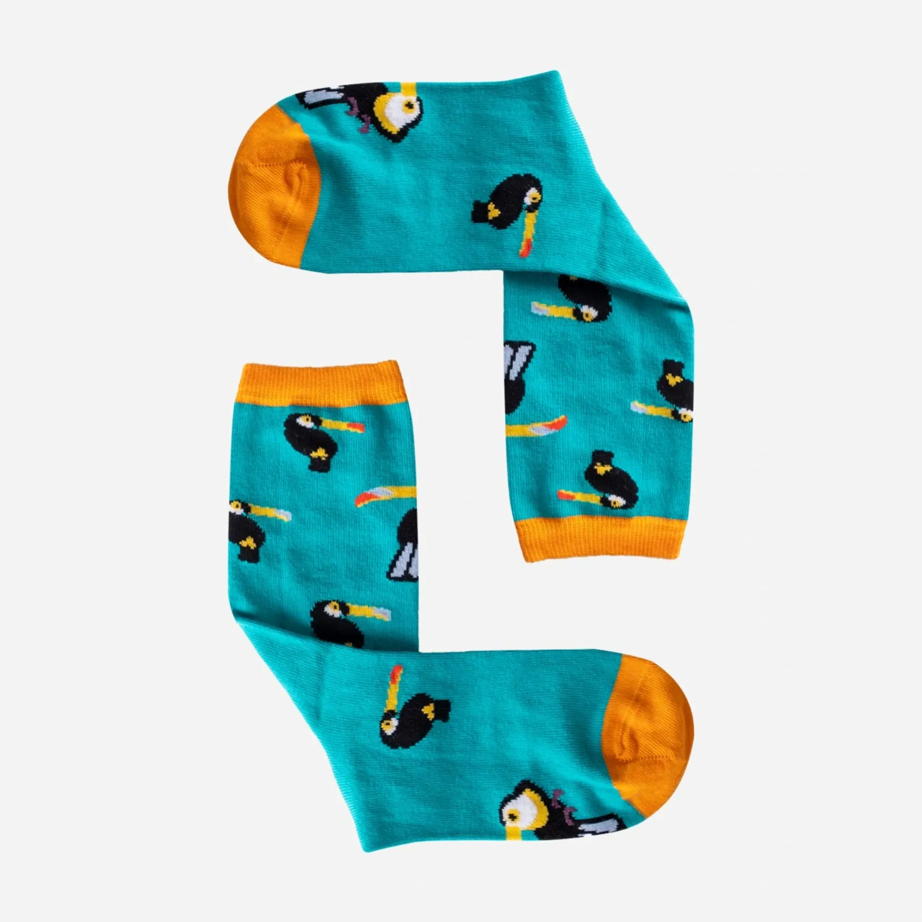 Cotton, Colourful, Toucan Themed Socks
