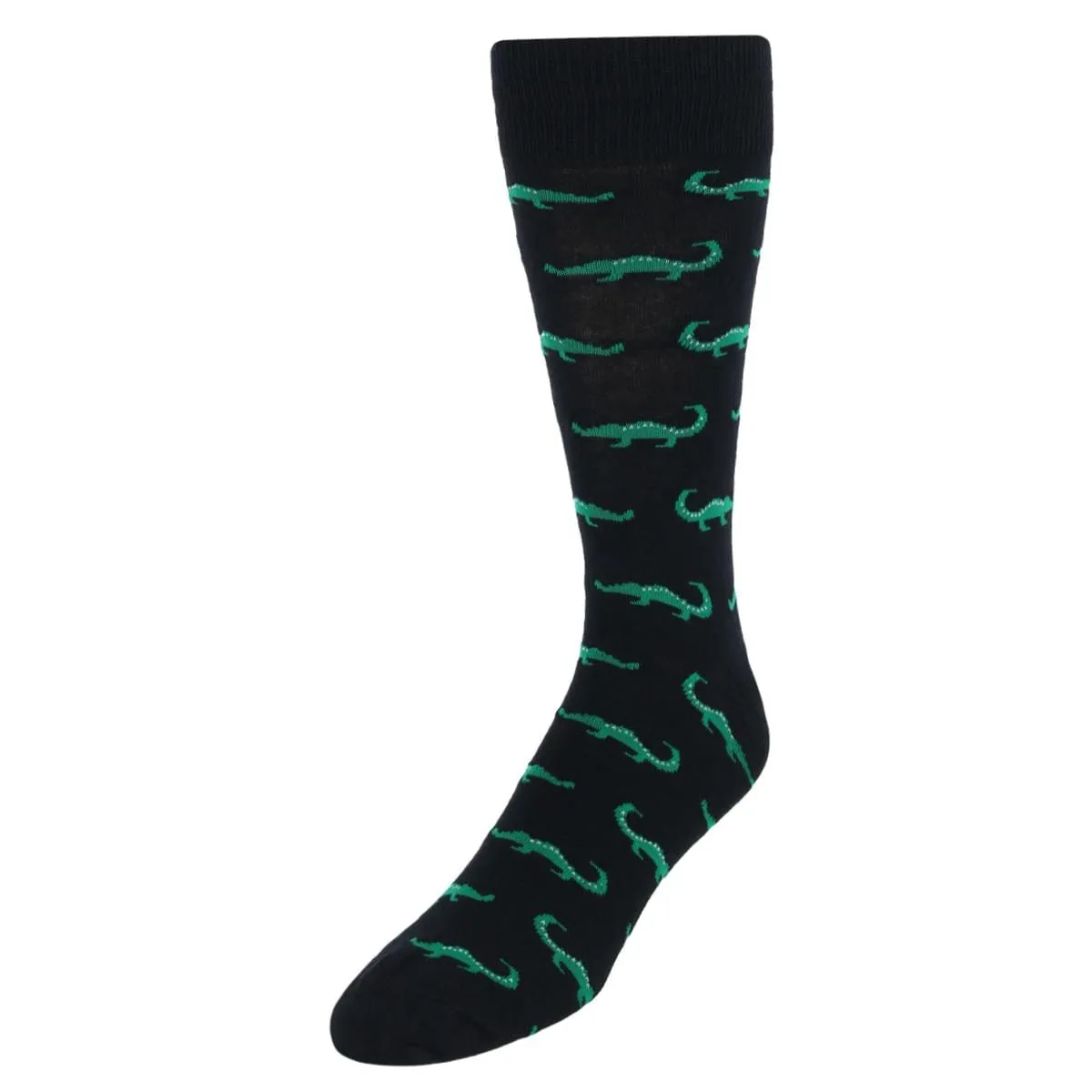 CTM® Men's Alligator Soft Novelty Socks (1 Pair)