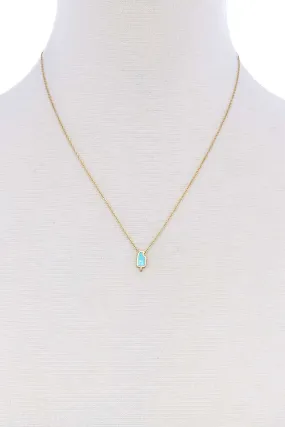 Cute Fashion Accent Brass Necklace