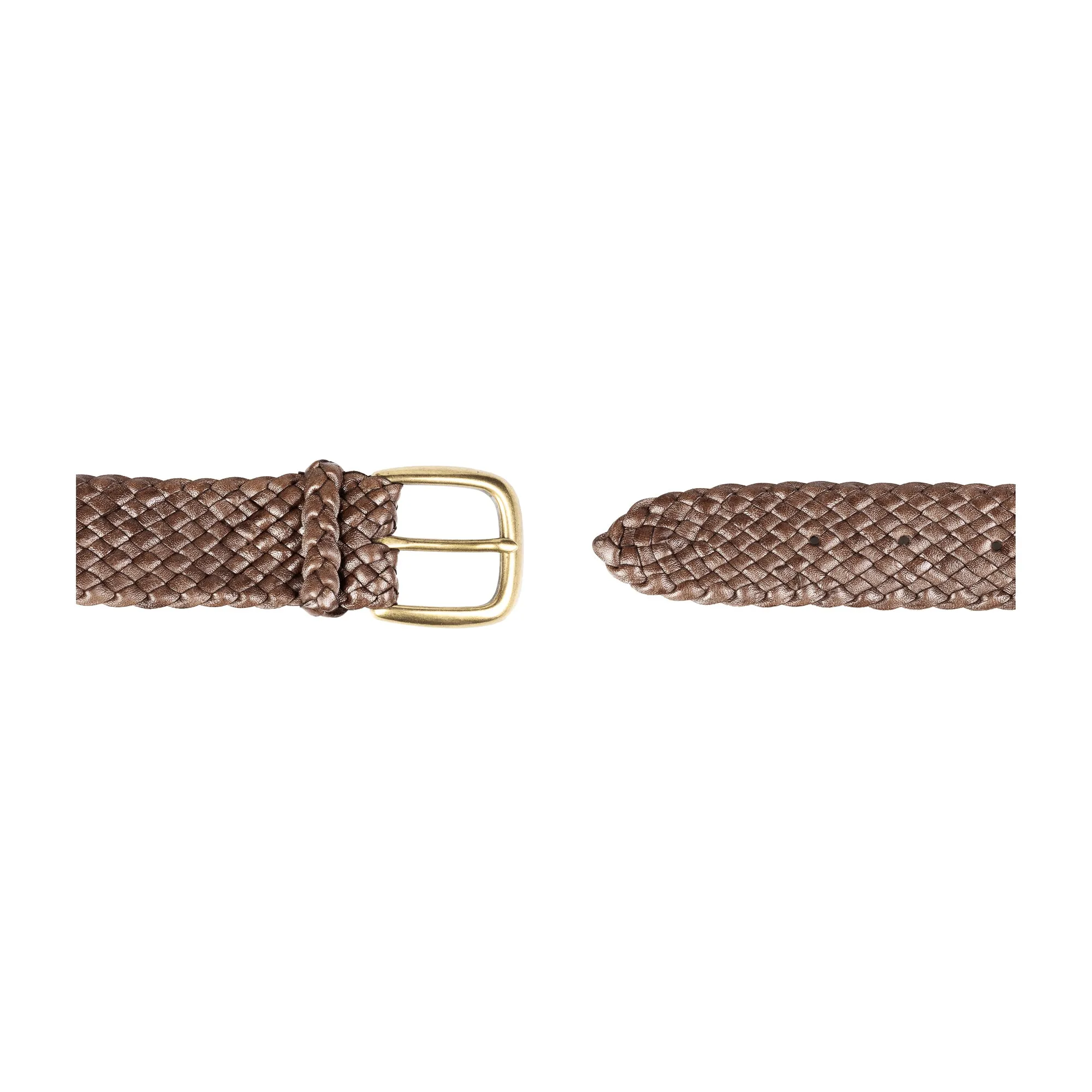 Drover Kangaroo Plaited Mens Buckle Belt (35mm Wide)