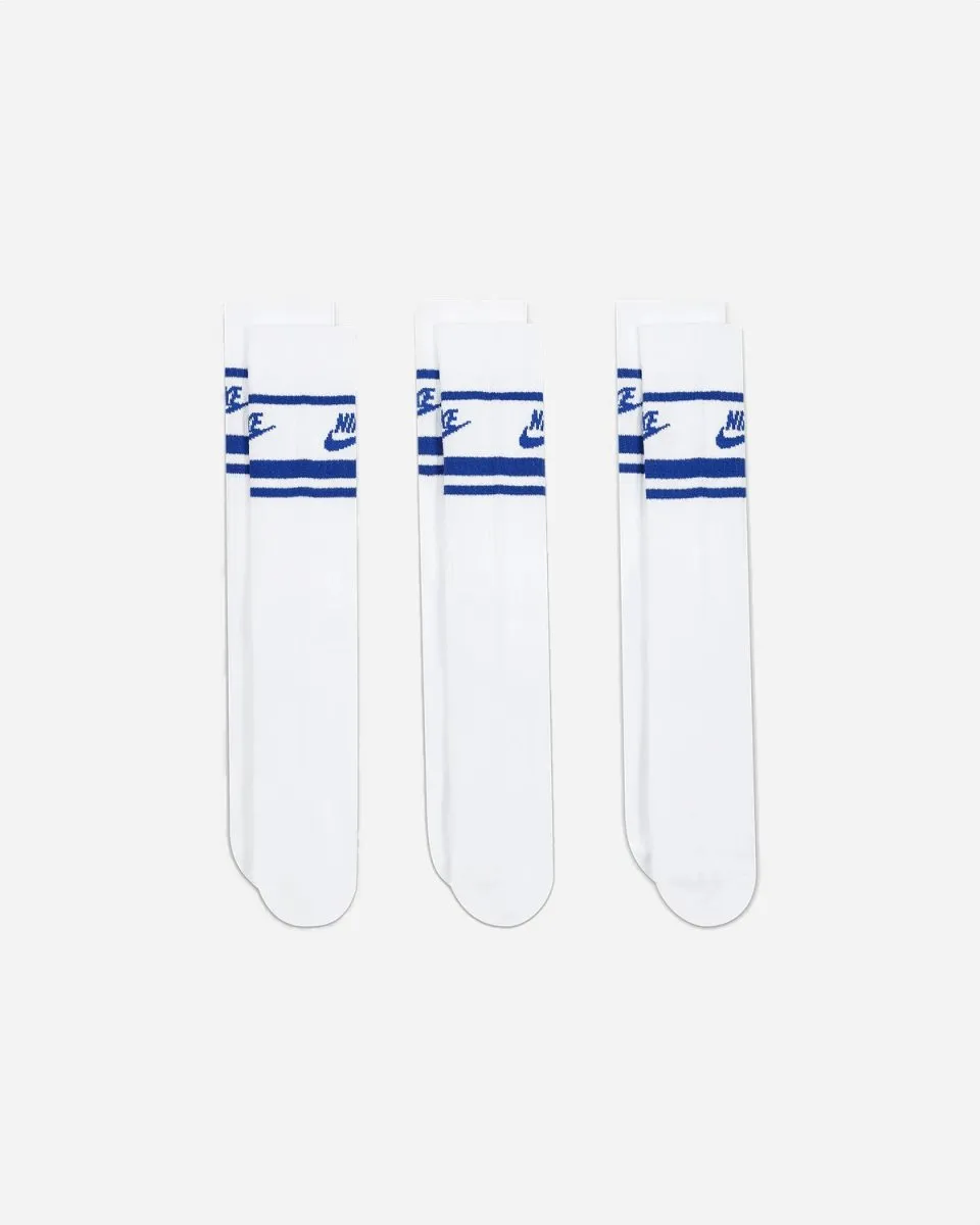 Everyday Essential Socks 3-PK - White/Blue