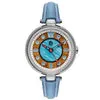 Fissure 8 Auto Women's Koa and Abalone Watch in silver