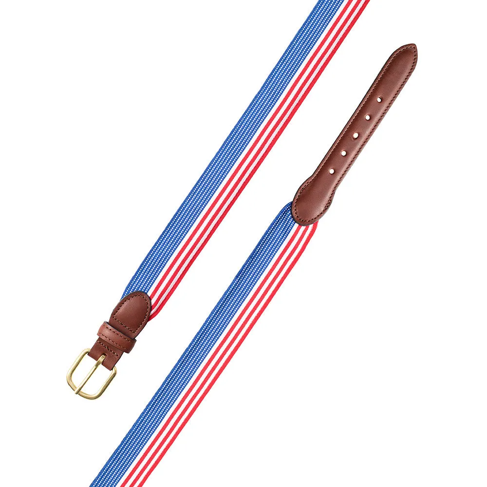 Flag Pattern Grosgrain Ribbon Children's Belt
