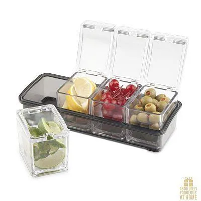 Garnish Tray 4 Section