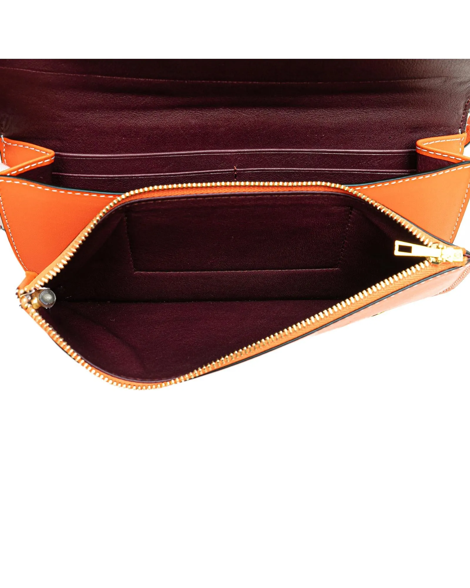 Gate Pochette Leather Crossbody Bag with Interior Pockets