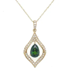Green Russalite Necklace