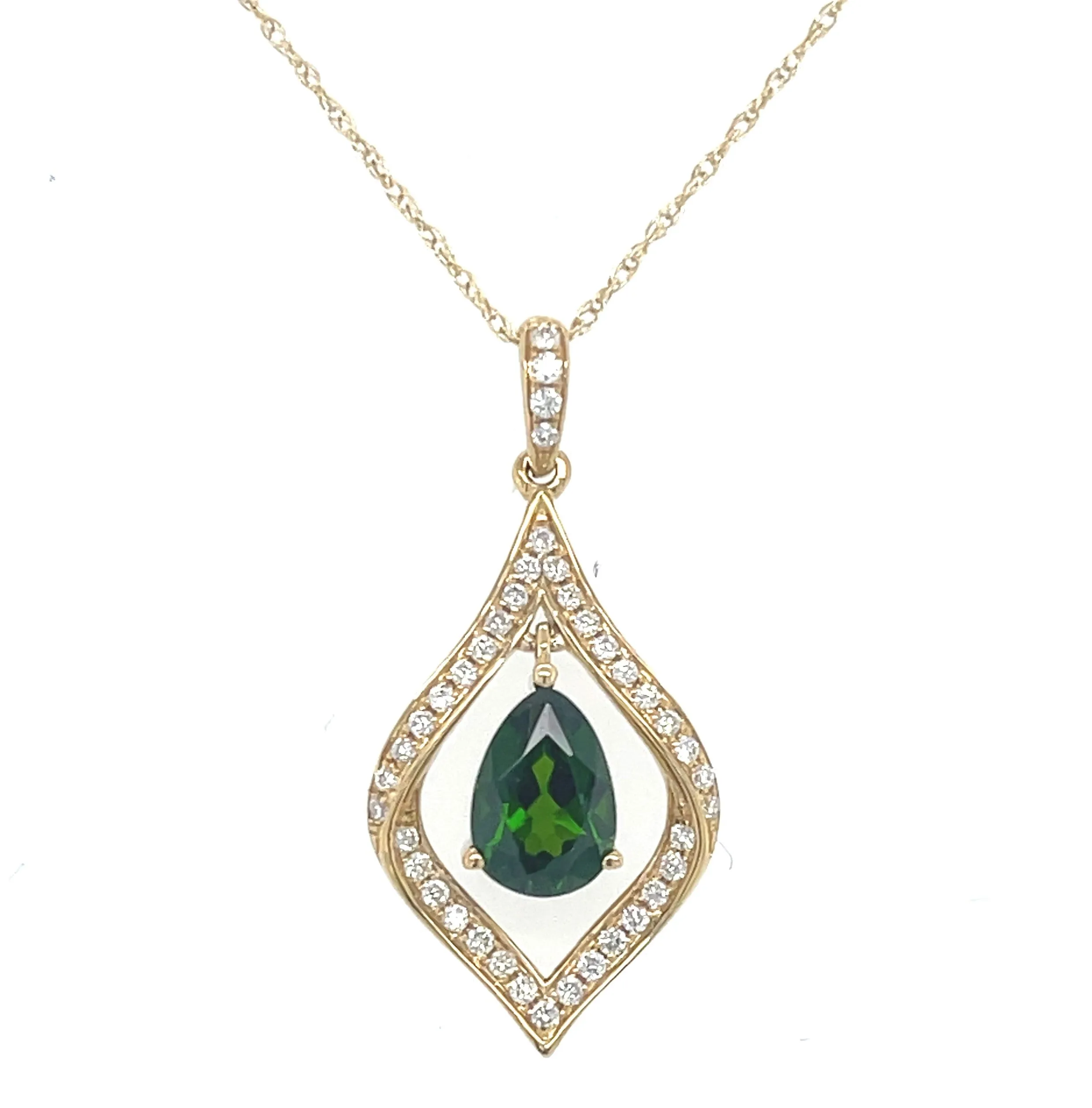 Green Russalite Necklace