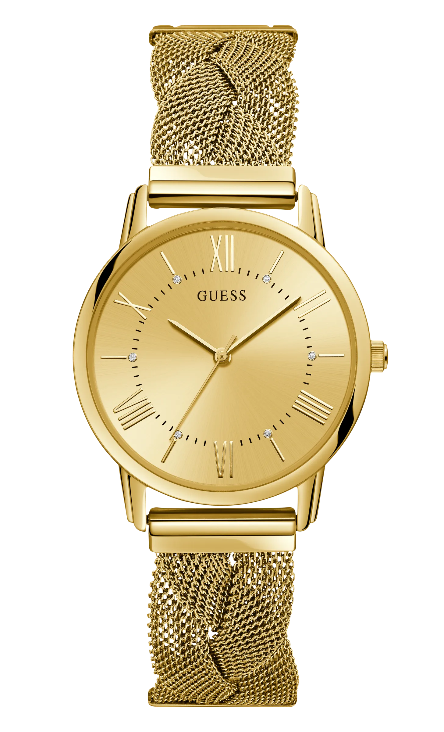 Guess Women Champagne Dial Analog Watch - W1143L2