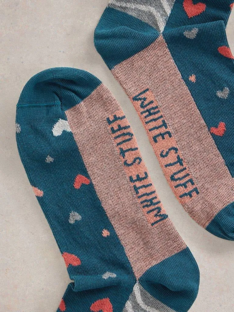 Heart Hotch Potch Ankle Socks