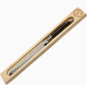Jean Dubost Bread Knife with Black Handle
