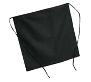 Johnson Rose 30985 Half Apron - Black 27-1/2 inch x 26-1/2 inch | Denson CFE