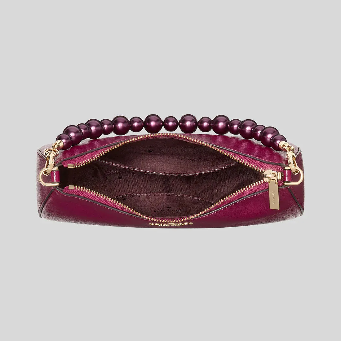 KATE SPADE Madison Faux Pearl Medium Convertible Crossbody Bag Dark Raspberry RB-KI932
