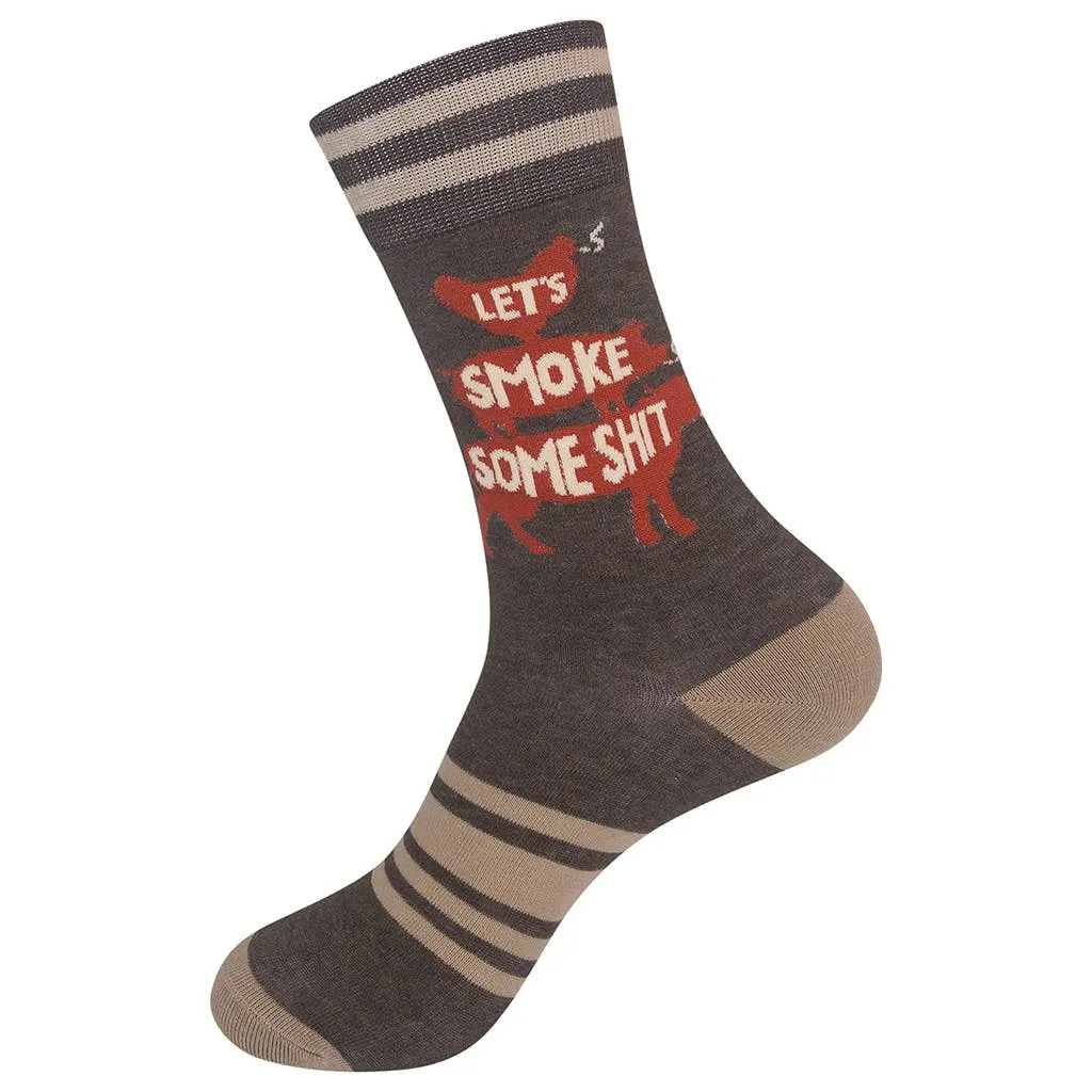 Let's Smoke Some Shit BBQ Socks