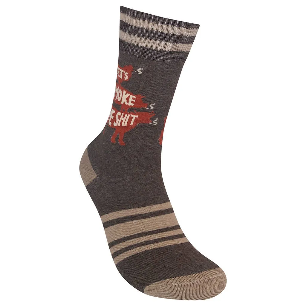 Let's Smoke Some Shit BBQ Socks