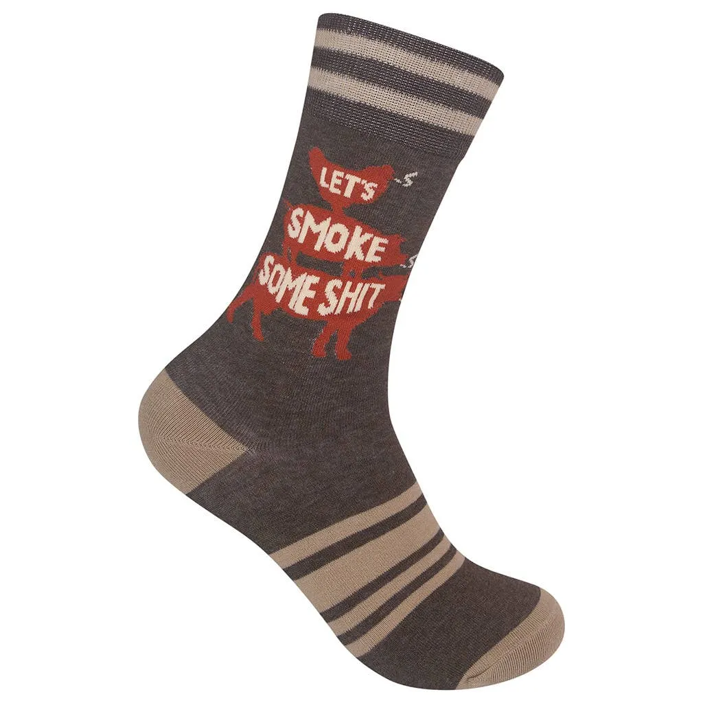 Let's Smoke Some Shit BBQ Socks