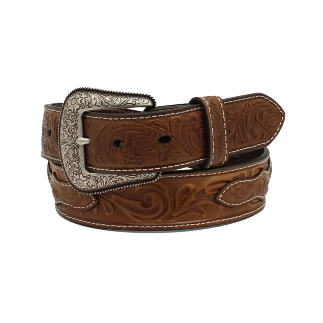 M&F Men's Ariat Men's Tooled Cross Belt