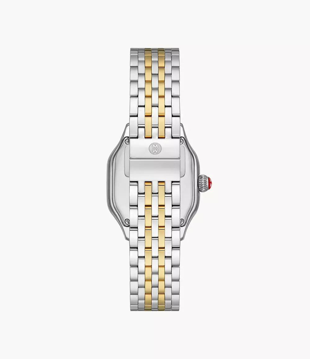 Meggie Two-Tone 18K Gold-Plated Diamond Dial Watch MWW33B000009