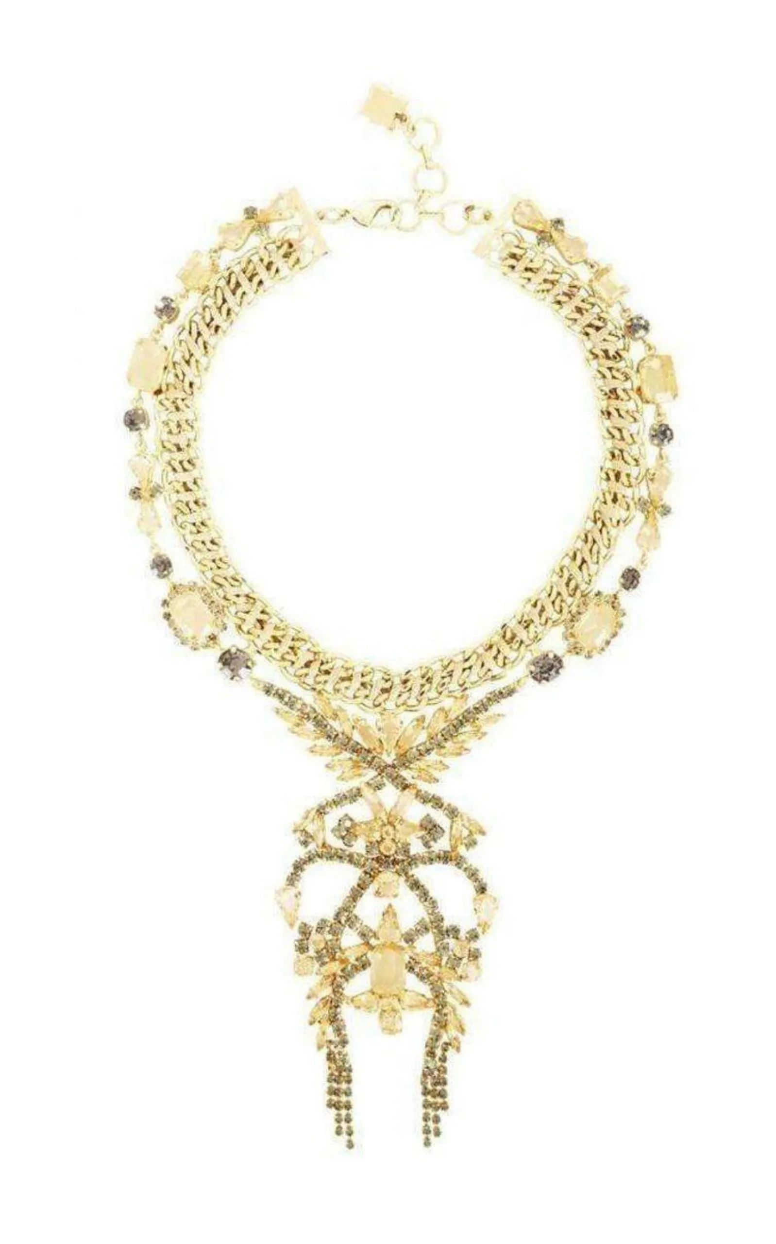 Mixed Stone Statement Necklace