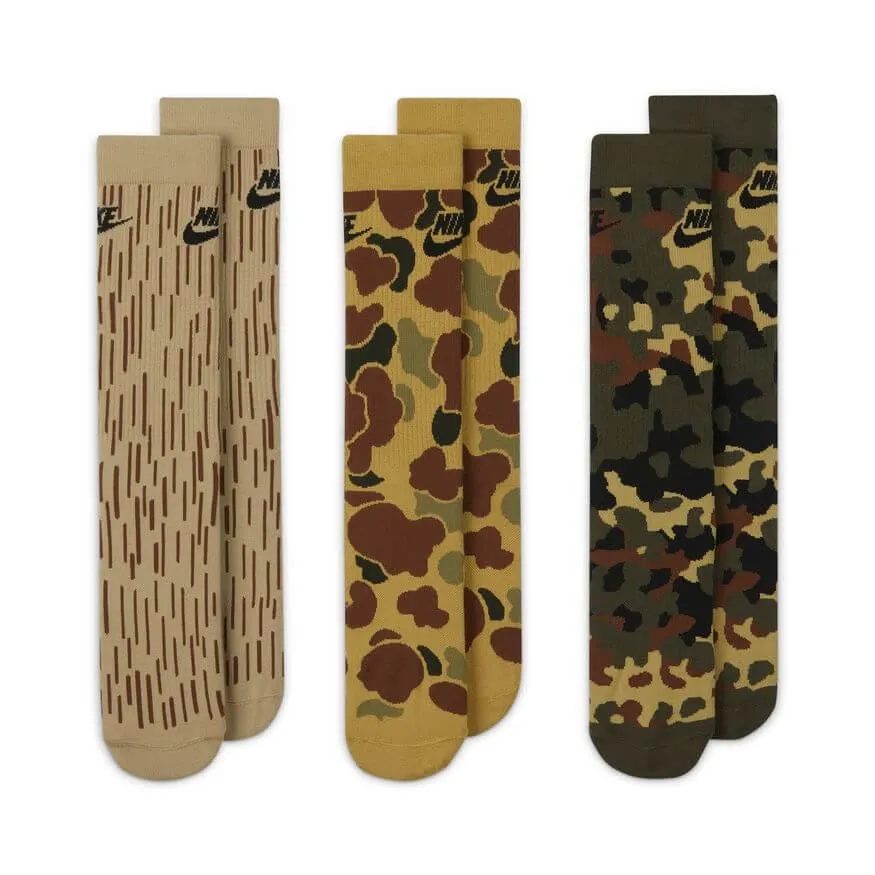 Nike Everyday Essential Crew Socks Multi Colour(3 Pairs)