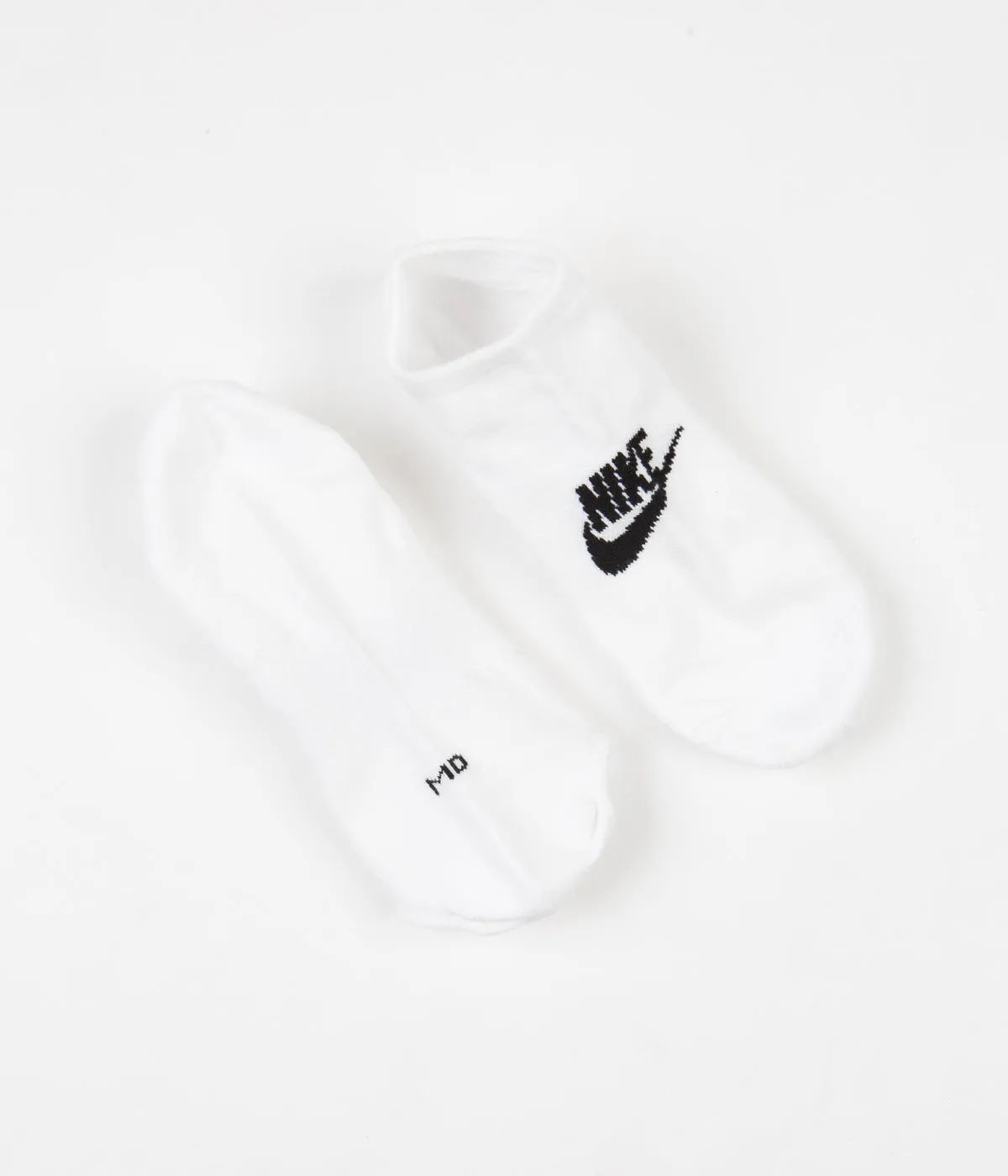 Nike Everyday Essential No Show Socks (3 Pair) - White / Black