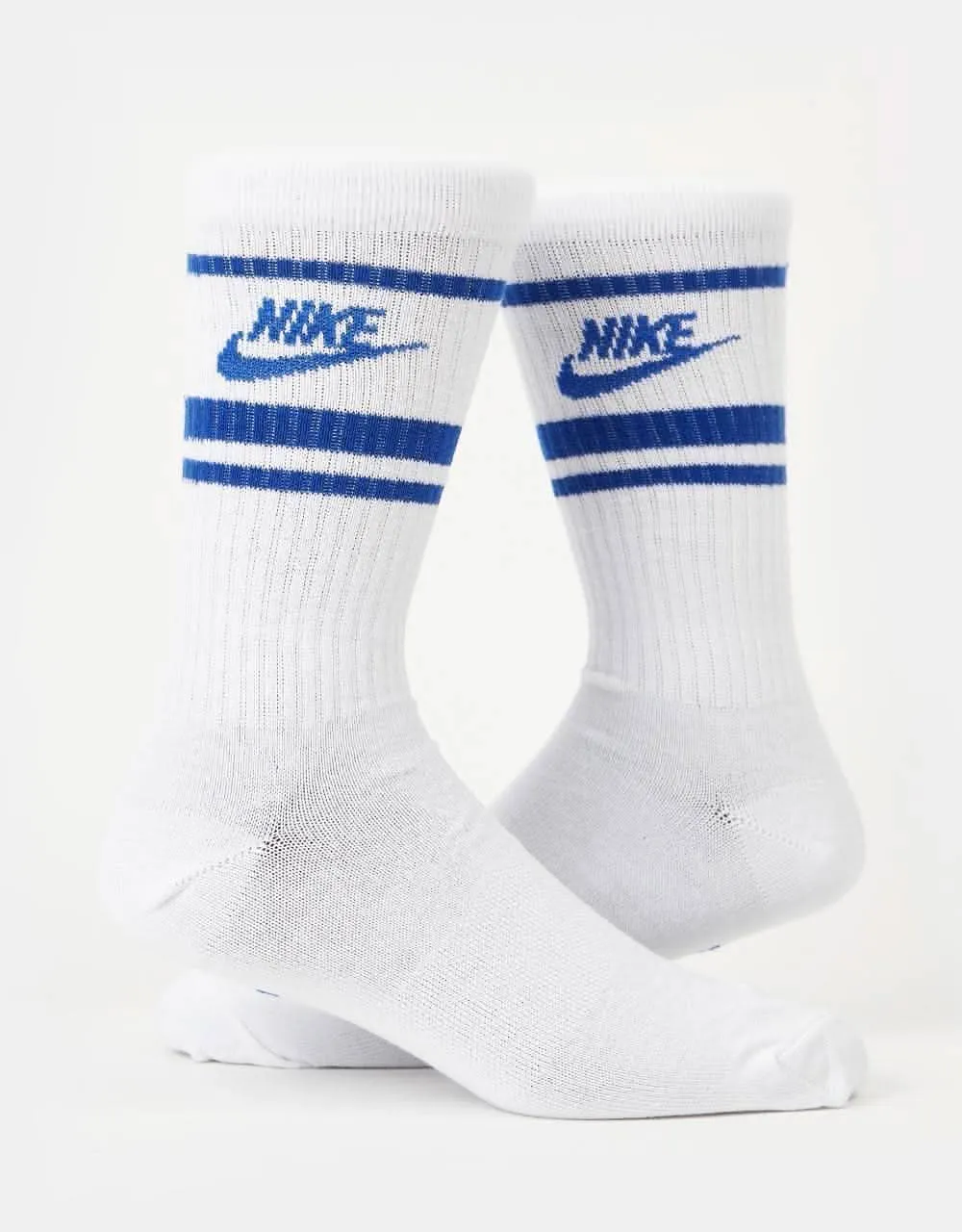 Nike Sportswear Everyday Essential 3 Pack Socks - White/Game Royal/Game Royal