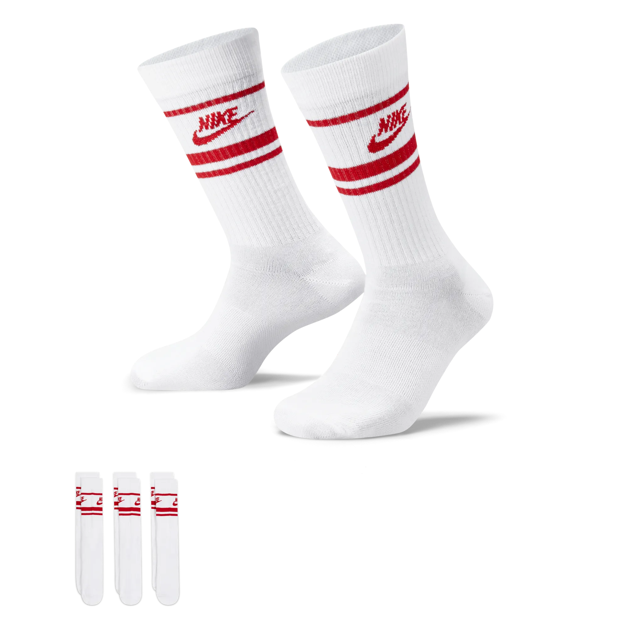 Nike Sportswear Everyday Essential Crew Socks (3 Pairs) DX5089-102