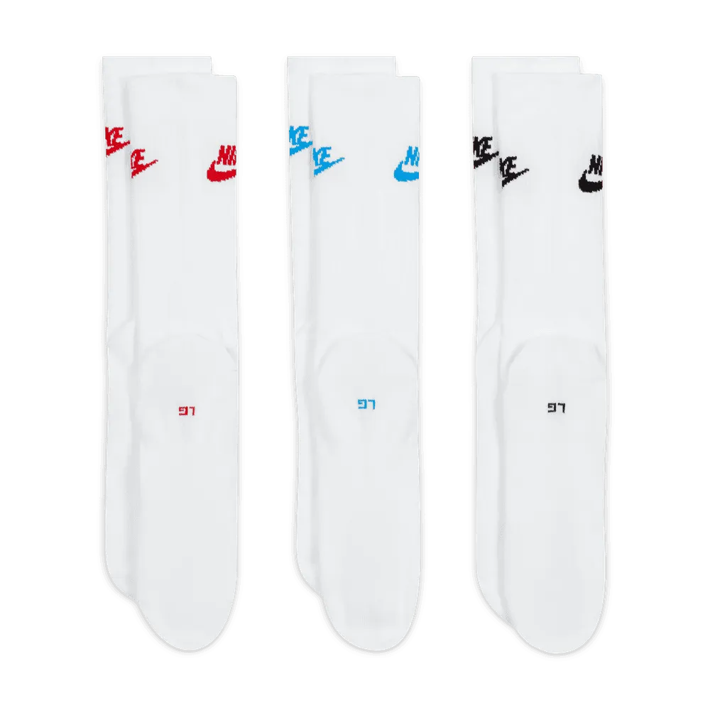 NSW Everyday Essential Crew Socks (3 Pairs) 'Multi Color'